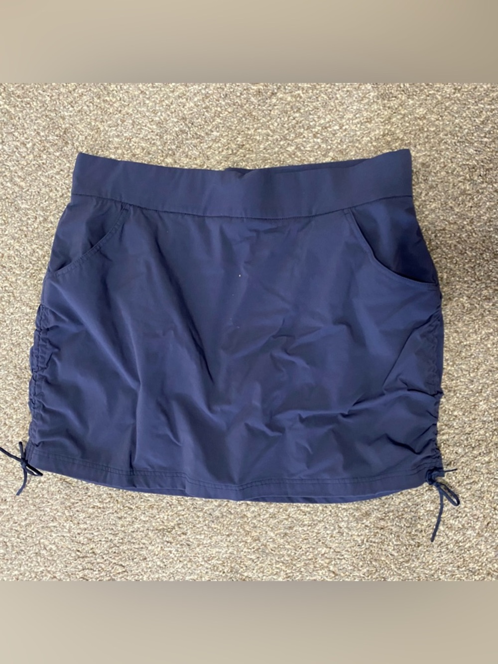Columbia Blue Skort Womens XL Elastic Waist Athletic Sporty EUC